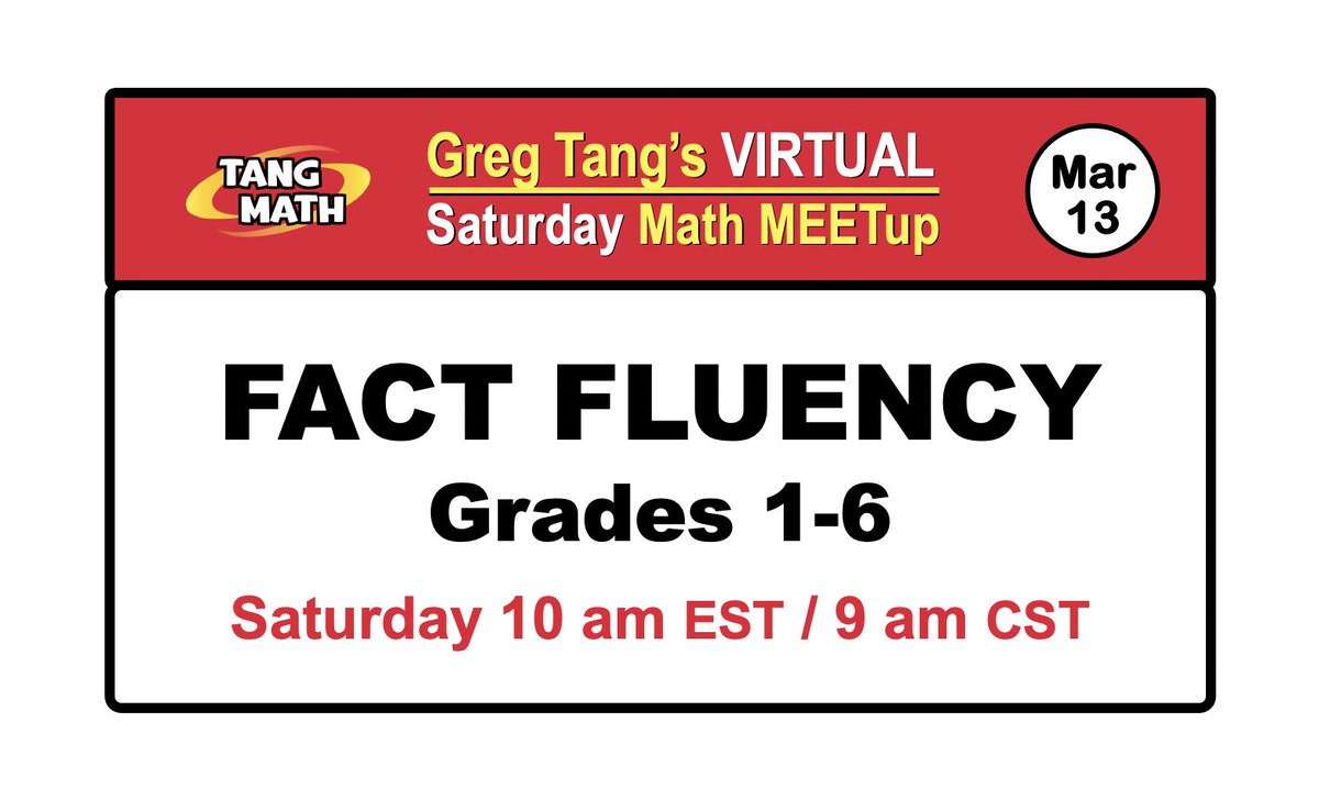 What's the secret to fluency? The right strategies and the right models. This isn't "make it up as you go." We need systematic, strategic, sensible methods for developing fluency. With all numbers. Large, small, whole, fractions. With context!
docs.google.com/forms/d/e/1FAI…