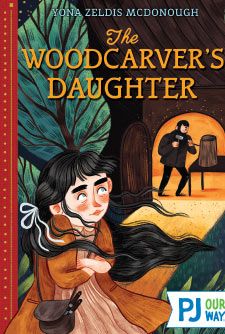 PJOurWay's tweet image. 12-year-old Batya wants to be a woodcarver like her dad, but can't since she’s a girl! Will things be different in America? Delighted to offer Yona Zeldis McDonough's "The Woodcarver's Daughter" as a choice! Selection runs until March 10; send your kid to pjourway.org.