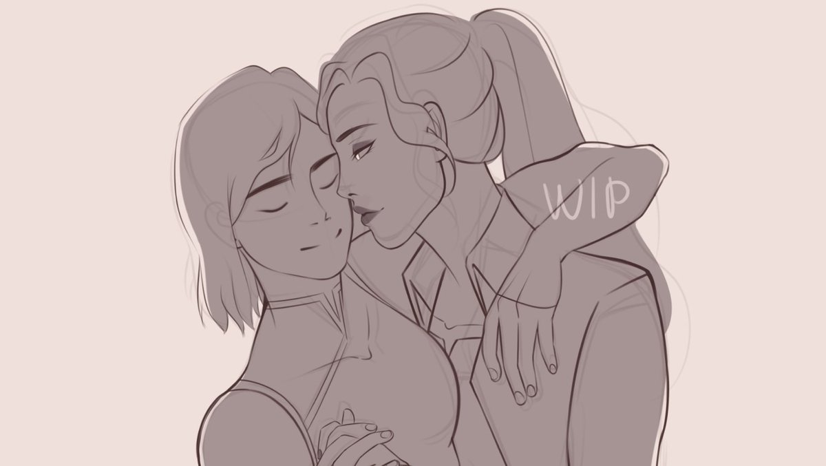 finally i do something with them ☺️🌸🌸
#korrasami #wip #wipfanart