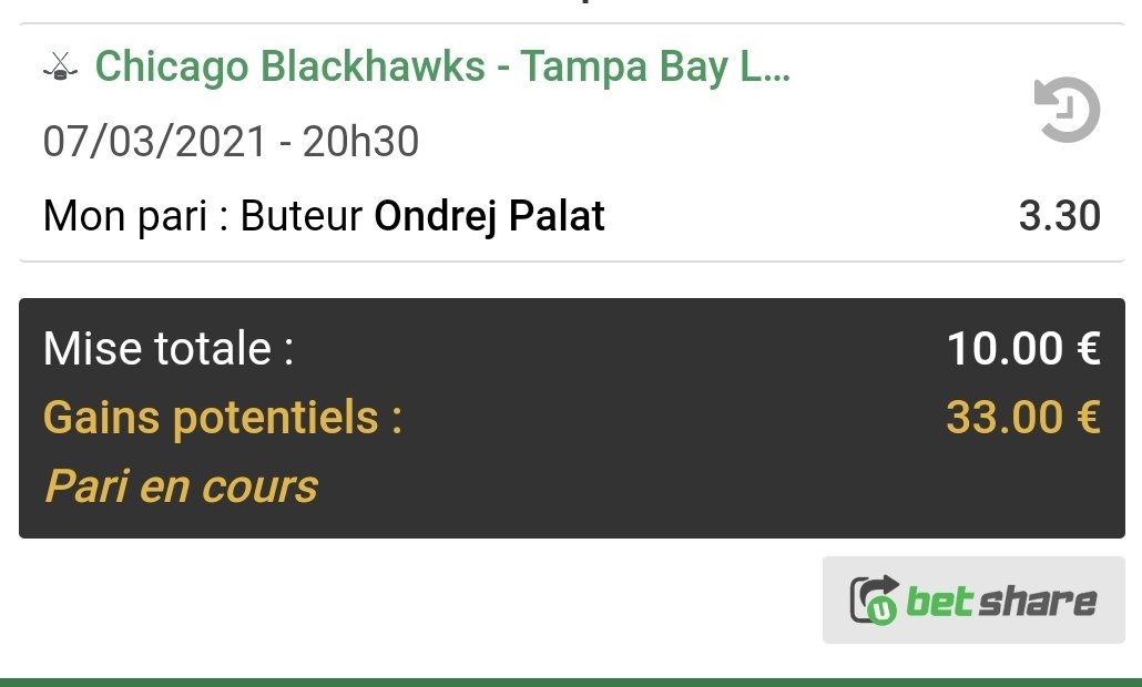 taurusbet's tweet photo. #NHL
@MhouTips vs @Julien_Dpz59
#TeamMhou :
🎯 O.Walhstrom (5,00)(ISLANDERS)
🎯 A.Lafreniere (4,50)(RANGERS)
#TeamDPZ :
🎯 O.Palat (3,30)
🎯 D.Batherson (4,00)
Voila nos buteurs pour ce duel, que le meilleur gagne 😁! #TeamParieur https://t.co/0AMZzhp3AB