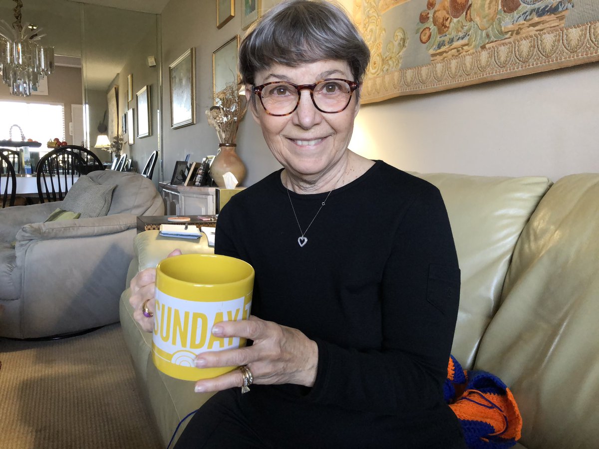 I know a long time <a href="/WillieGeist/">Willie Geist</a> #SundayTODAY fan, problem is she won’t share her yellow mug with me...