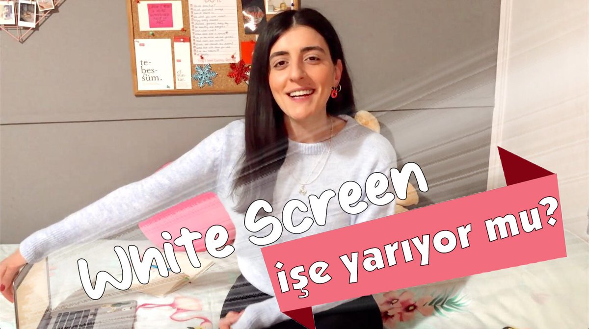 White Screen nedir? | Ben nasıl kullanıyorum | İşe yarıyor mu? youtu.be/opn8_6yR_ls <a href="/YouTube/">YouTube</a> aracılığıyla