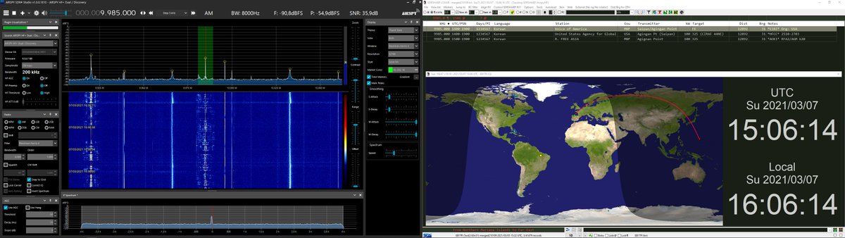 eb1tr's tweet photo. Hermoso path de Domingo por la tarde. Muy buenas señales desde el Pacífico en la banda de 31 metos.
#SWL #SWLTime #Radioescucha #ShortWave #OndaCorta #AmateurRadio #HamRadio #Radioaficion #SDR #SDRRadio #SDRSharp #AirSpyHF https://t.co/1AzkqILoSh