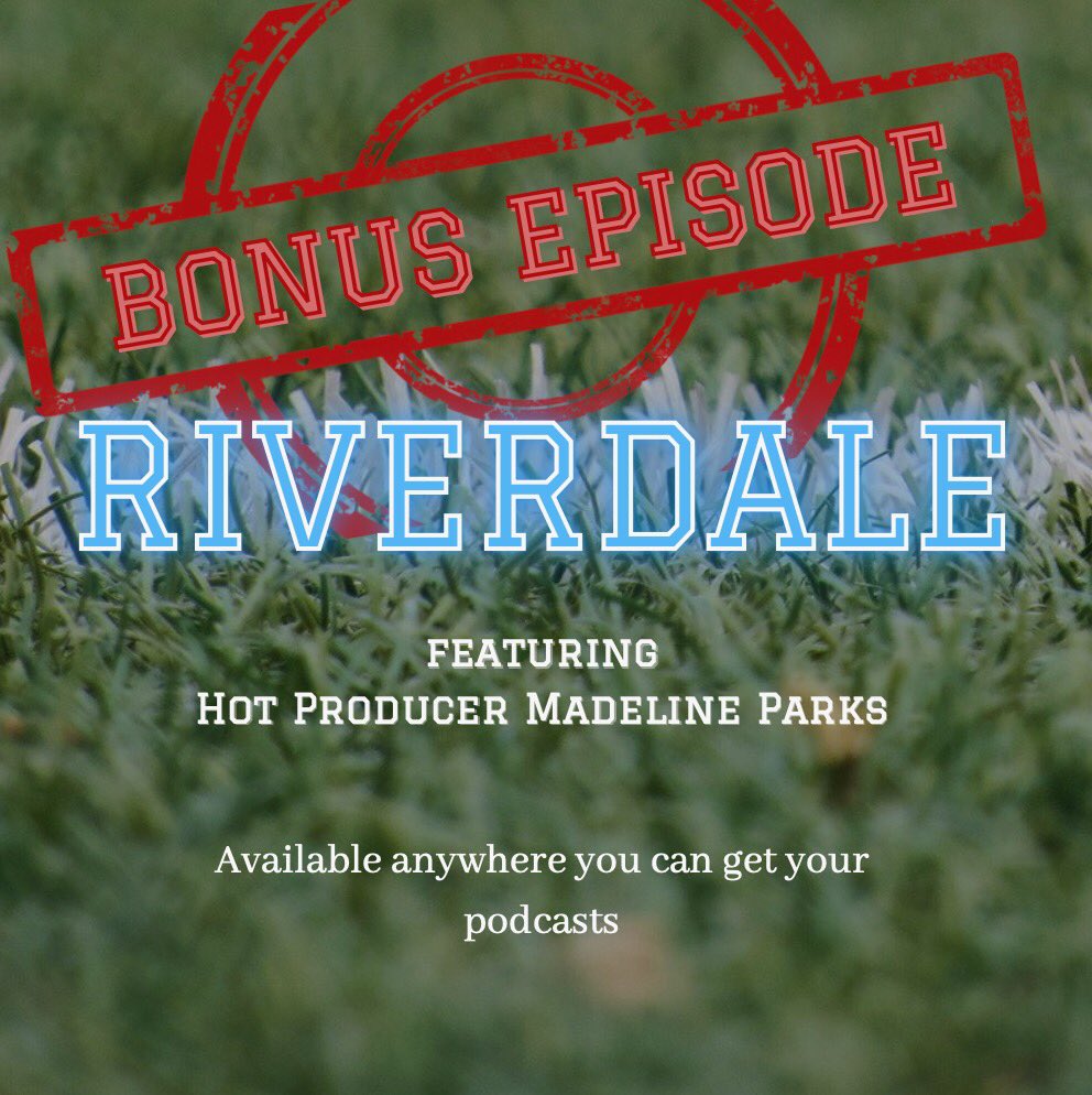 formerfan_pod's tweet photo. SURPRISE! It’s a Bonus Episode! 
What ARE the craziest plot lines in the popular television series, Riverdale, you may ask? The fangirls discuss this and more in this bonus episode. Joined by our hot, producer laureate Madeline Parks, of course! https://t.co/ywz5zoAP6s