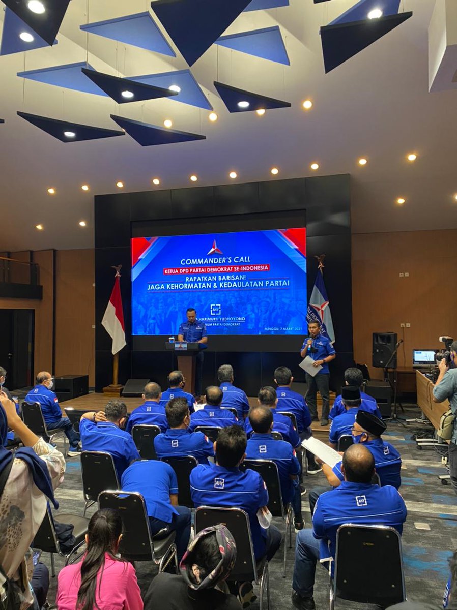 Demokrat Sumsel setia bersama AHY #DemokratSolid #KamibersamaAHY