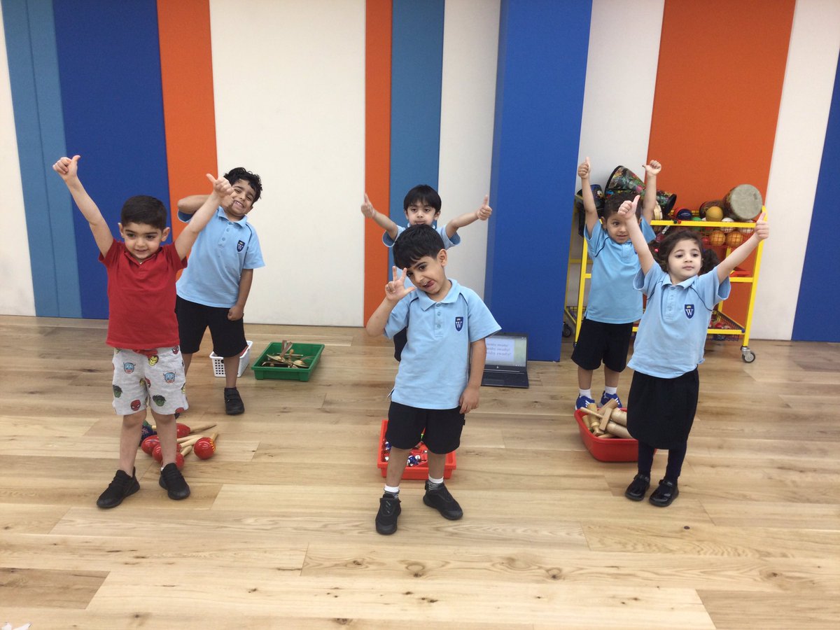 WPS_FS2's tweet image. #FS2B enjoyed voting with their feet for the instrument that sounded most like the sound clip...when it was a draw, Mrs Howells had the deciding vote! #WPSFSExpressiveArts