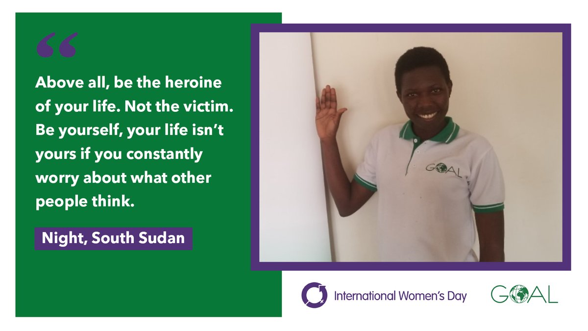 #ChoosetoChallenge GOALies like Night from South Sudan are sharing their advice to girls and young women ahead of #IWD2021
