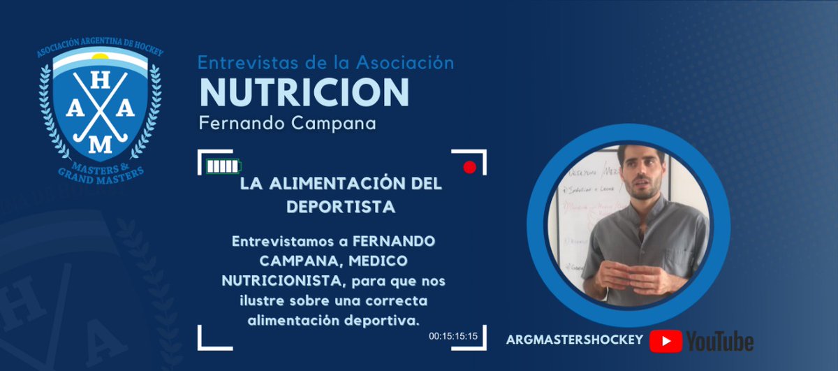 Primera parte de la entrevista al Médico Nutricionista Fernando Campana Dr. Ferni Campana

youtu.be/rQOObEfpJDw