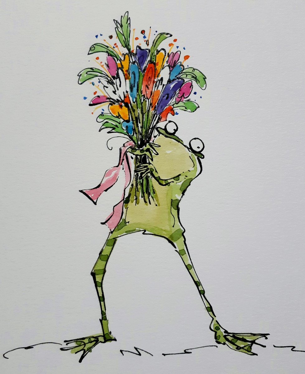 For Sale in time for UK Mothers Day: original ink and watercolour drawing on A4 mixed media paper.
£35.00 incl postage.. UK buyers only this time..
DM me if interested.