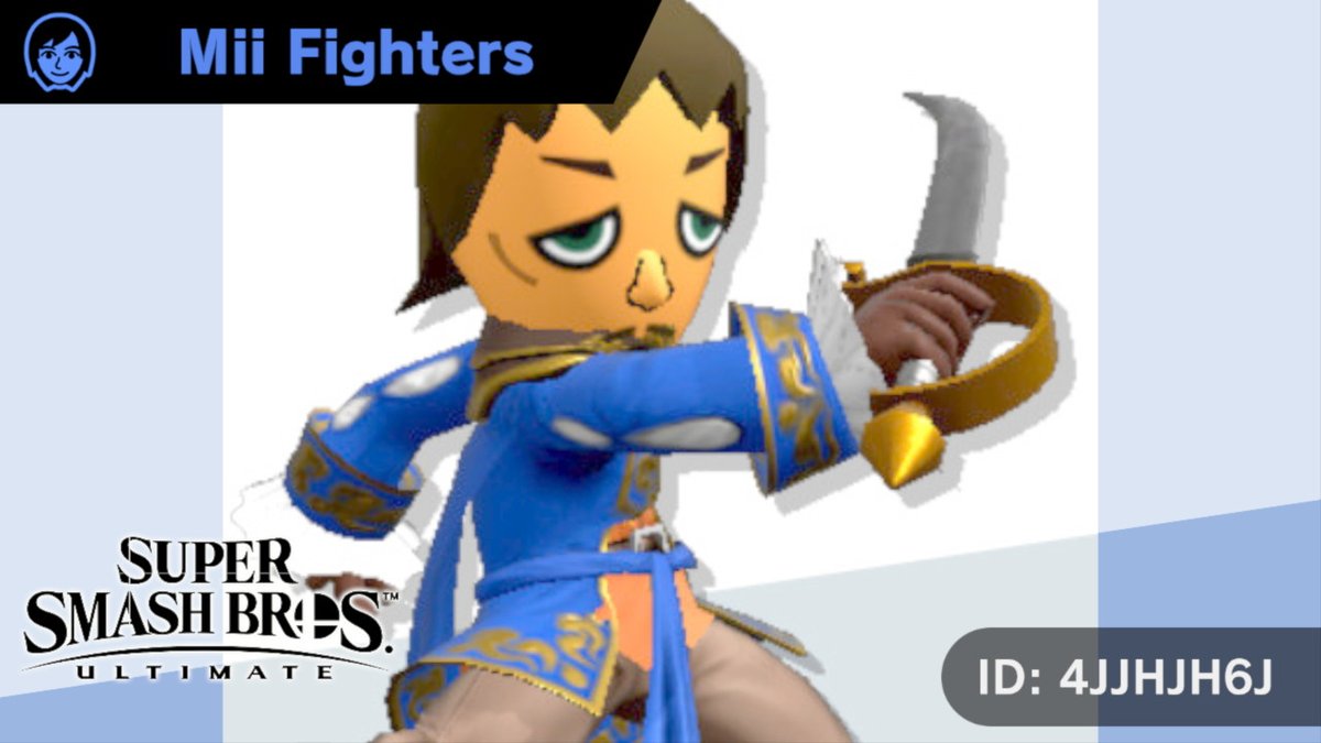 ShythEvans's tweet photo. Does anyone know the guy who made this' Twitter handle/Discord username? I need to make him as a mii so my bro can use him w/o switch online https://t.co/sTSGlFBPQY