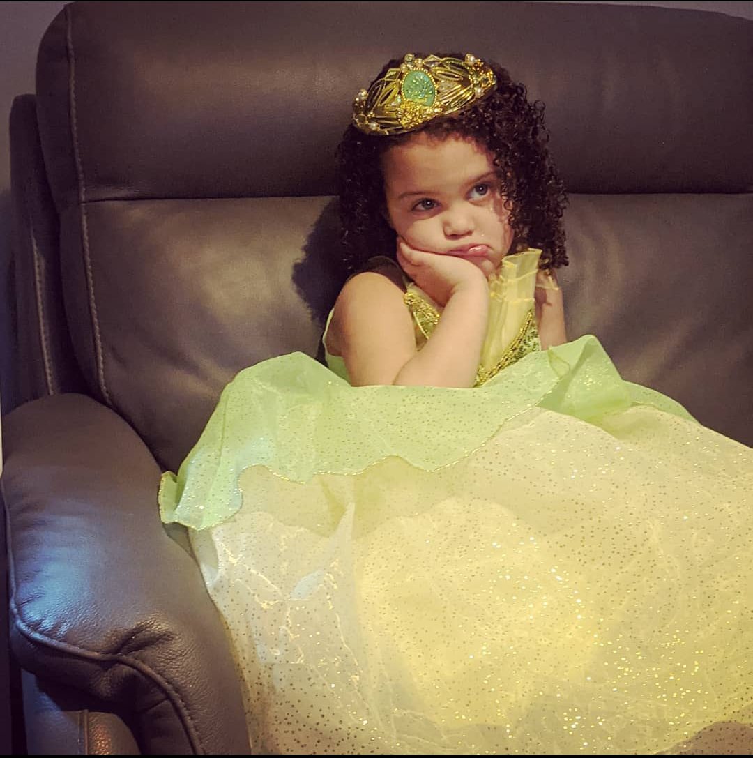 3TimesABaby's tweet photo. All dressed up and nowhere to go! 😔

I feel your pain honey, I feel your pain!!! 

The boys didn't want to play princess tea party 🙄

Ohhh it's a hard life! Fingers crossed for some normality soon 🤞

#LockdownLife #Princess #PrincessTiana #Disney #MiniMalone #TeaParty https://t.co/m90aag3Hyq