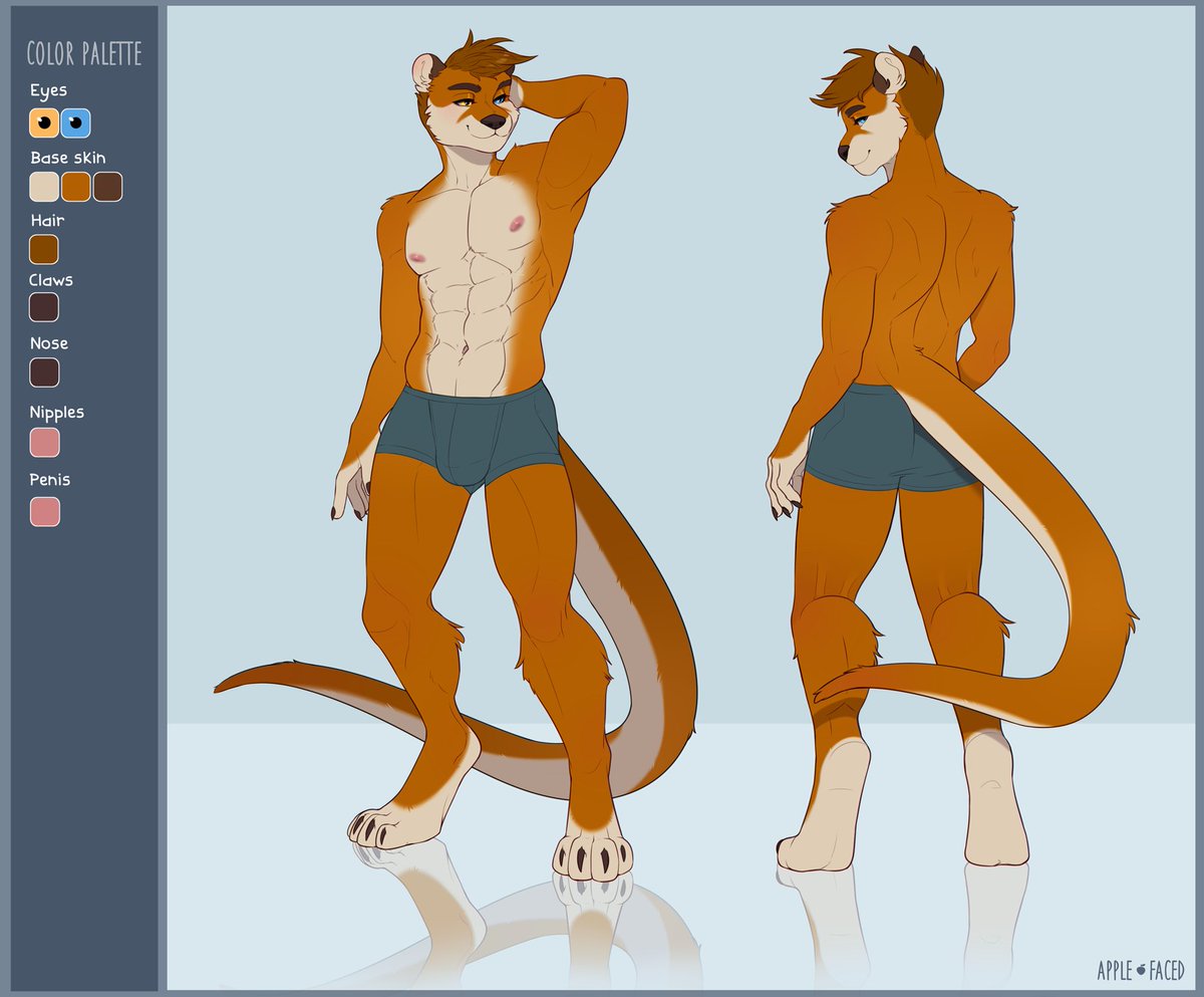 Apple-Faced π (@applefacedtw) on Twitter photo Love this shade of orangeπ Reference commission for <a href="/Kawboos/">Ali BaniAsadi</a>β¨ #furryartist #furryart #furryotter Love this shade of orangeπ Reference commission for <a href="/Kawboos/">Ali BaniAsadi</a>β¨ #furryartist #furryart #furryotter