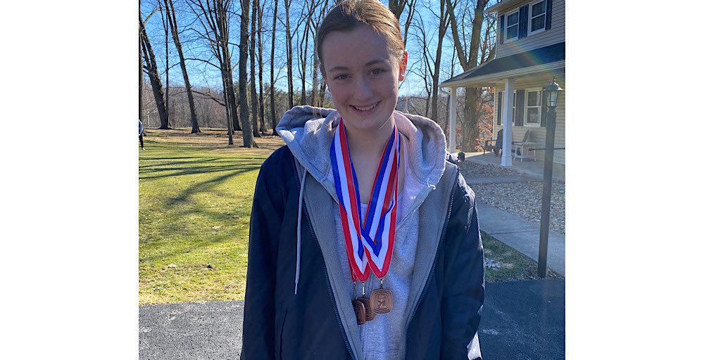 DivingMars's tweet photo. Congrats to Megan Smith for going a 1:06.06 to break the Mars breaststroke record set in 2009.  She also broke her own record in the 200 IM by going a 2:07.83 today at the AAA WPIAL Championships. What a way to end her High School career! Congrats Megan!  #marsarea https://t.co/U7IsJlHKOF