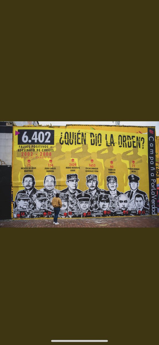 aplastapayasos's tweet photo. Los lacayos de la mafia destruyeron este mural. Lo voy a poner acá para recordarlo y que luego lo puedan rehacer. “NO LE DEN RT PARA QUE NO SE ENTEREN”. #AlvaroUribeEsGenocida https://t.co/fPNpudiQKJ