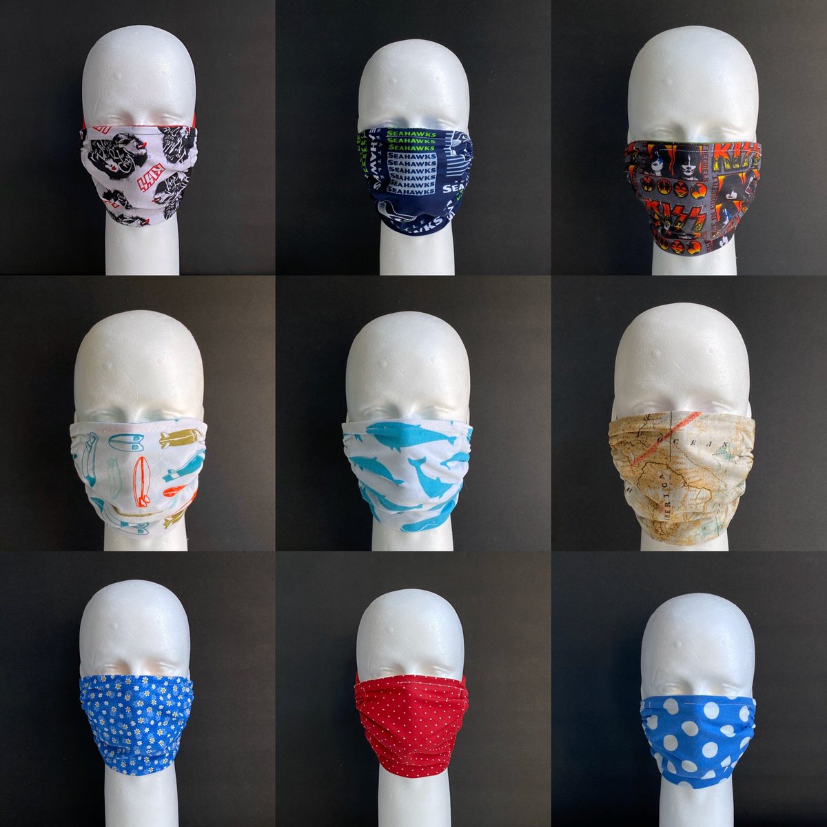 SurfnSunshine's tweet photo. ๐ท For sale: Adjustable + washable 3 layer cotton face masks w/ filter pocket & removable nose wire.
๐NO ELASTIC does NOT attach to ears! = comfortable
Adult & Child sizes. Over 80 fun fabrics to choose from.
https://t.co/5ux4hc6UPg
#clothfacemasks #facemasks #Reusab https://t.co/1p9Oenqqjk