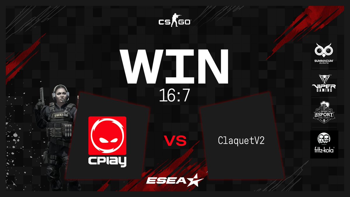 [#CSGO]

Sah am Anfang bisschen mehr nach Überfahrt von uns aus, aber am Ende wird's trotzdem ein überzeugendes 16:7 😎
Ggwp!

@arvyycs <a href="/menZycs/">-menZy-</a> <a href="/Mythaelcs/">mYTHAEL</a> <a href="/_NoxQz/">NoxQz</a> @T1TAN_DE <a href="/OZFUMANN/">ÖZFUMANN</a> <a href="/Xaypexx/">Xaypex</a>

#THESQUAD