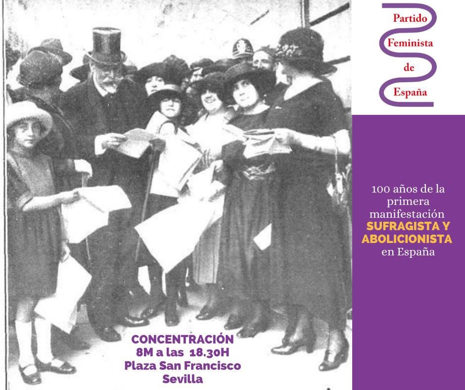 somosAndalu's tweet photo. Mañana estaremos en la concentración en #Sevilla con motivo del #8M2021 apoyando al @FeministaEspana y al #MovimientoFeminista https://t.co/kLoUSyr4i7