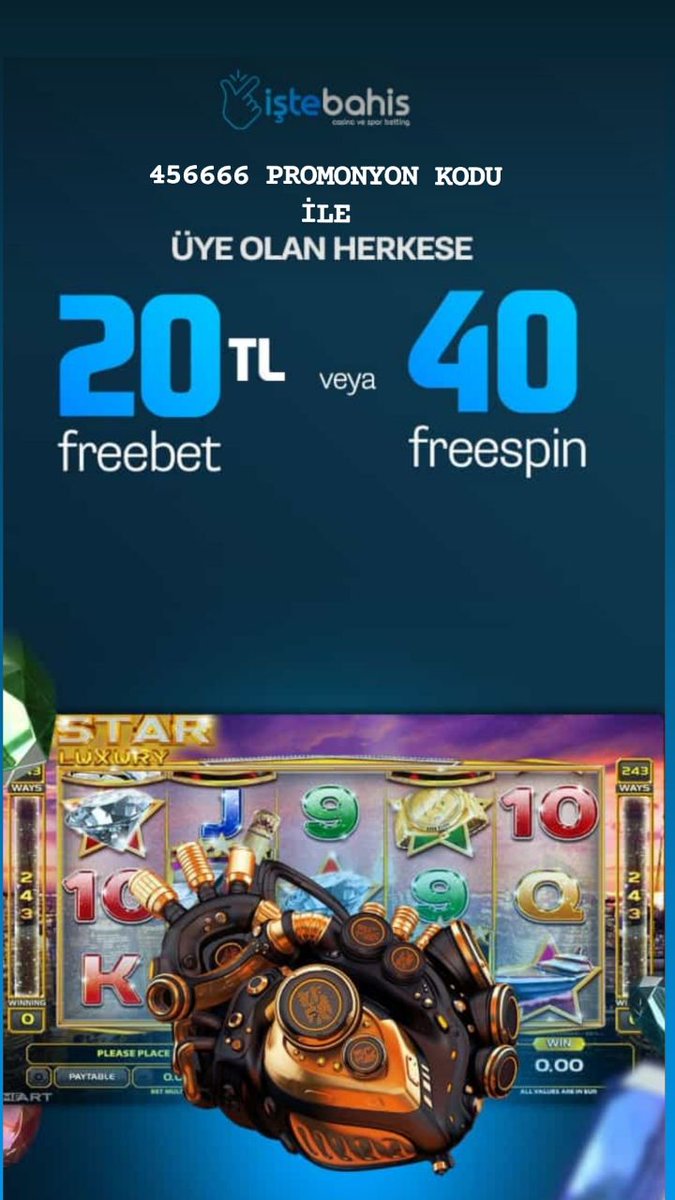 👉🏻İştebahis👈🏻 
Sitesine Üye Olun 👇🏿
isbmrkt.com/links/?btag=45…
🎁Linkten Yeni Ve ilk Üyeliklere 20Free Bet  Veya 40 Freespin Veriyorum (Kullanıcı İD nizi Bana Yazmanız yeterli )
🎁İlk Para Yatırımlara %200 Bonus
🎁Anlık Discound %25