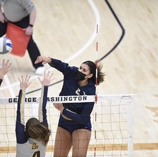 CHVBC's tweet photo. #JerseyJuniors and @east.volleyball alum Sarah Pintel racked up a career high 19 kills over the weekend as GW took on Fordham in CAA action. #Represent #CHVBC 💥💥💥💥💥💥💥💥💥💥💥💥💥💥💥💥💥💥💥 https://t.co/iW1CZGJS3A https://t.co/5jzVXGz7ub