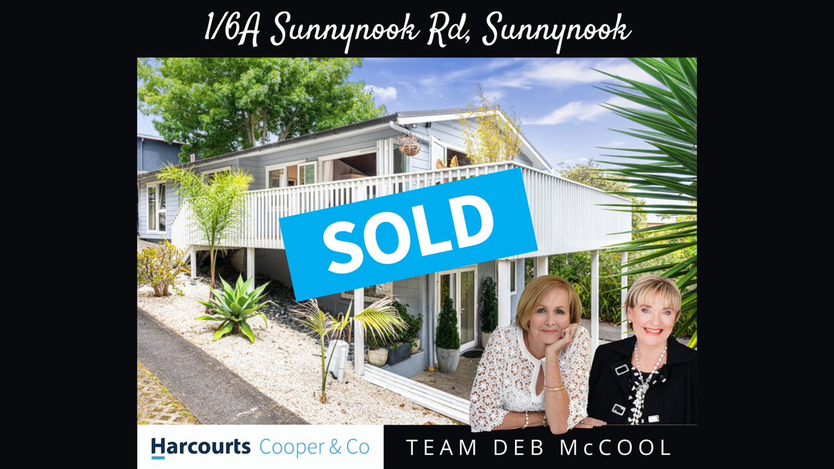 DebMcCool's tweet image. #sold 🏠😊 1/6A Sunnynook Road, Sunnynook
This beautiful home sold pre-auction for a great price, resulting in very happy vendors!  If you are thinking of selling, think Deb McCool.  Call me for your free appraisal today! ☎️ 021 660 459 #topagent #harcourts #sellmyhouse