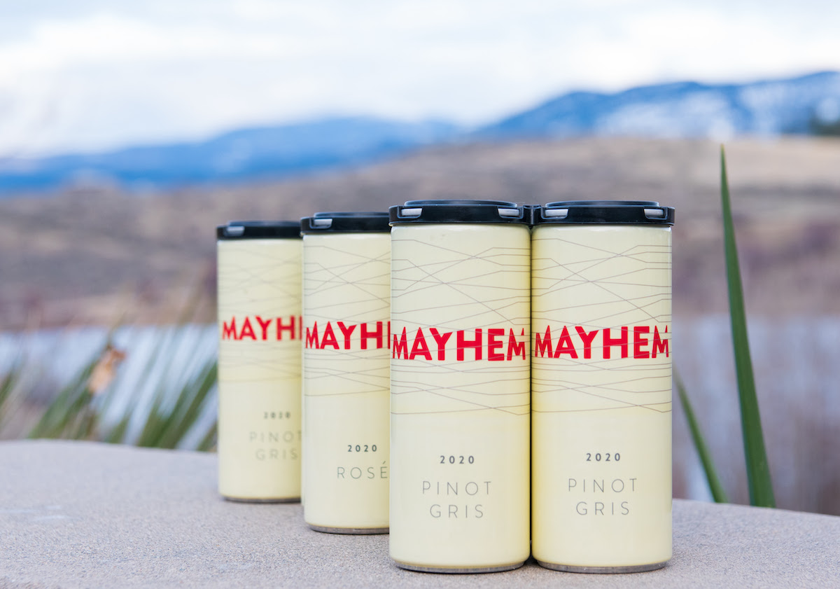 It's uncanny in a Mayhem kind of way! Pinot Gris and Rosé now in 250ml Cans. @MayhemWines Limited release! Mayhem Rosé and Pinot Gris cans - myvancity.ca/2021/03/07/lim…
