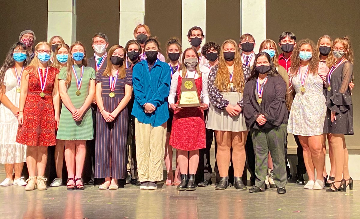 CantonHSDrama's tweet image. Congratulations to the CHS OAP Cast/Crew of And A Child Shall Lead as they advance to BiDistrict