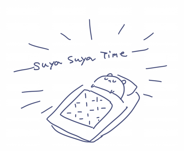 考えてみた すやすやタイム柄 