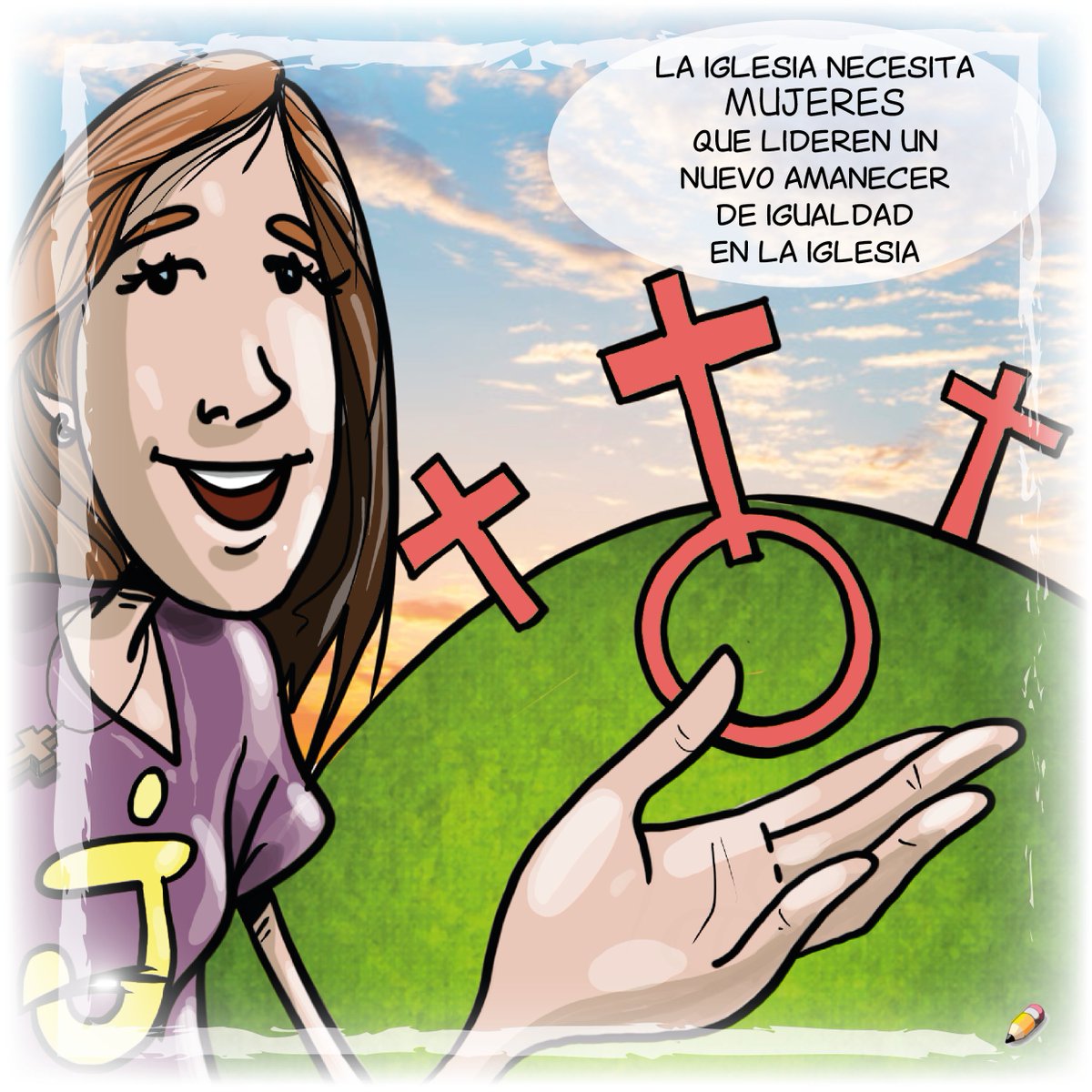 elJartista's tweet photo. Mujeres para una NUEVA Iglesia #Diadelamujer #Mujeres #NuevaIglesia #evangelio #GodIsGood #Cuaresma2021 #EvangelioDeHoy   #nuevaevangelizaccion #Cambiaelmundo  #mercachifles https://t.co/kj0kSizAUG