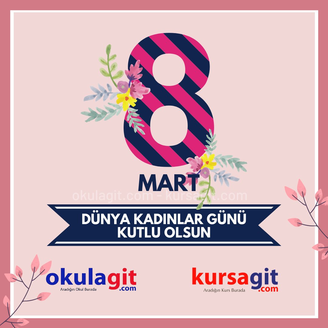 8 MART DÜNYA KADINLAR GÜNÜNÜZ KUTLU OLSUN

#8mart
#8martdünyakadınlargünü
#izmir
#istanbul
#kadinlargunu  
#dünyakadınlargünü