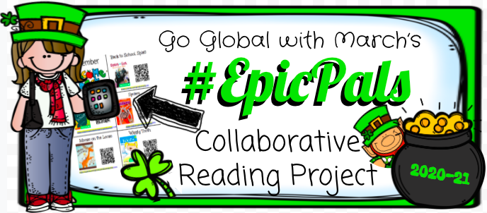 smalchow's tweet photo. ☘️Time for a wee bit of fun w/ March's #EpicPals! This monthly project for 1st-3rd grade incorporates @epic4kids &amp; @padlet to provide Ss a way to connect w/ others about books on a moderated platform. Click for info 🔗https://t.co/rZ3x8XP4JG #RaiderStrong #1stchat #teacherfriends https://t.co/4L6d09FkE6