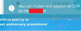 DualmineReviews's tweet photo. New update!

They are not paying out!

They give the next payout day 1 day later.. everyday..

it was March 3rd, then 4th, then 5th, then 6th, then 7th, and now 8th..

They will not give it any more.

#dualmine
@Dualmine_com

 #cryptonit https://t.co/1ovB36Vms0