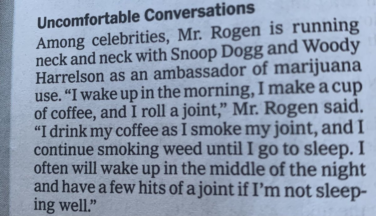 Neill W. Clark (@nclark526) on Twitter photo Replace âweedâ w/ âvodkaâ & folks would worry <a href="/Sethrogen/">Seth Rogen</a> needs rehab. But he does this while having successful movie, screenplay,cannabis & pottery pursuits. However, addicts shouldnât think they could be similarly successful. Replace âweedâ w/ âvodkaâ & folks would worry <a href="/Sethrogen/">Seth Rogen</a> needs rehab. But he does this while having successful movie, screenplay,cannabis & pottery pursuits. However, addicts shouldnât think they could be similarly successful.