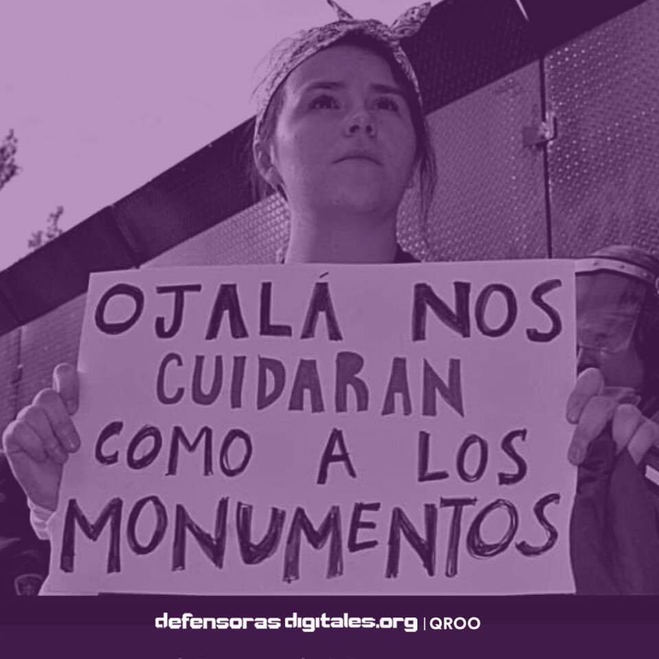 Ojalá intentaran frenar la violencia contra las mujeres así como intentan frenarnos. 💜 

Intervención: Compañeras de la Antimonumenta
#MexicoFeminicida #PalacioNacional #8M