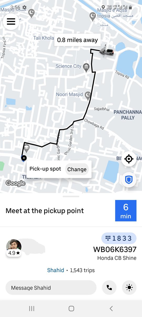Nitisha62500742's tweet photo. How uber drivers treats their customers.plz give explaination #UberEncubreRateros #uberdriver https://t.co/C735rHYex2