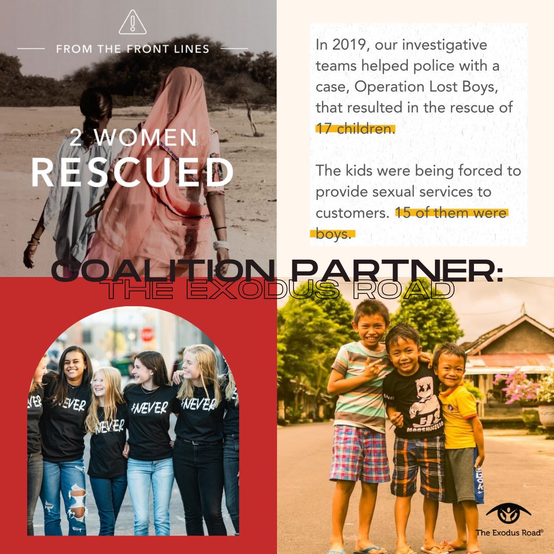 .@TheExodusRoad works to fight human trafficking by their user driven program TraffickWatch which gives users the opportunity to explore 3 paths. Users can learn the facts, listen to real stories and make an impact. ❌ #enditmovement