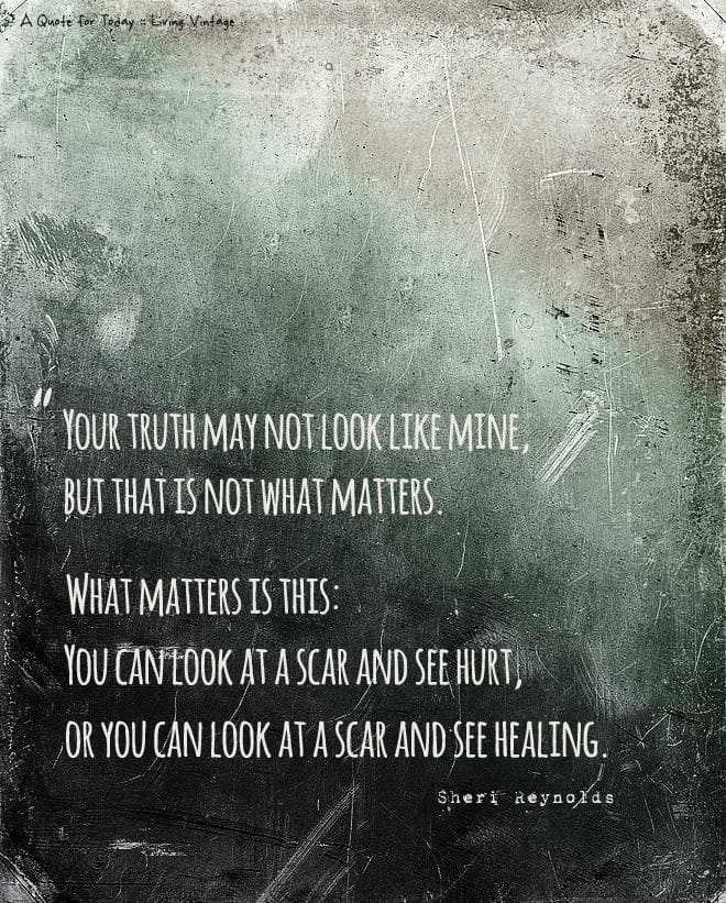 TamiGoulet73's tweet photo. Or you can look at a scar and see both and know that both are possible! ❤️💜 https://t.co/S7PNPUcrOF