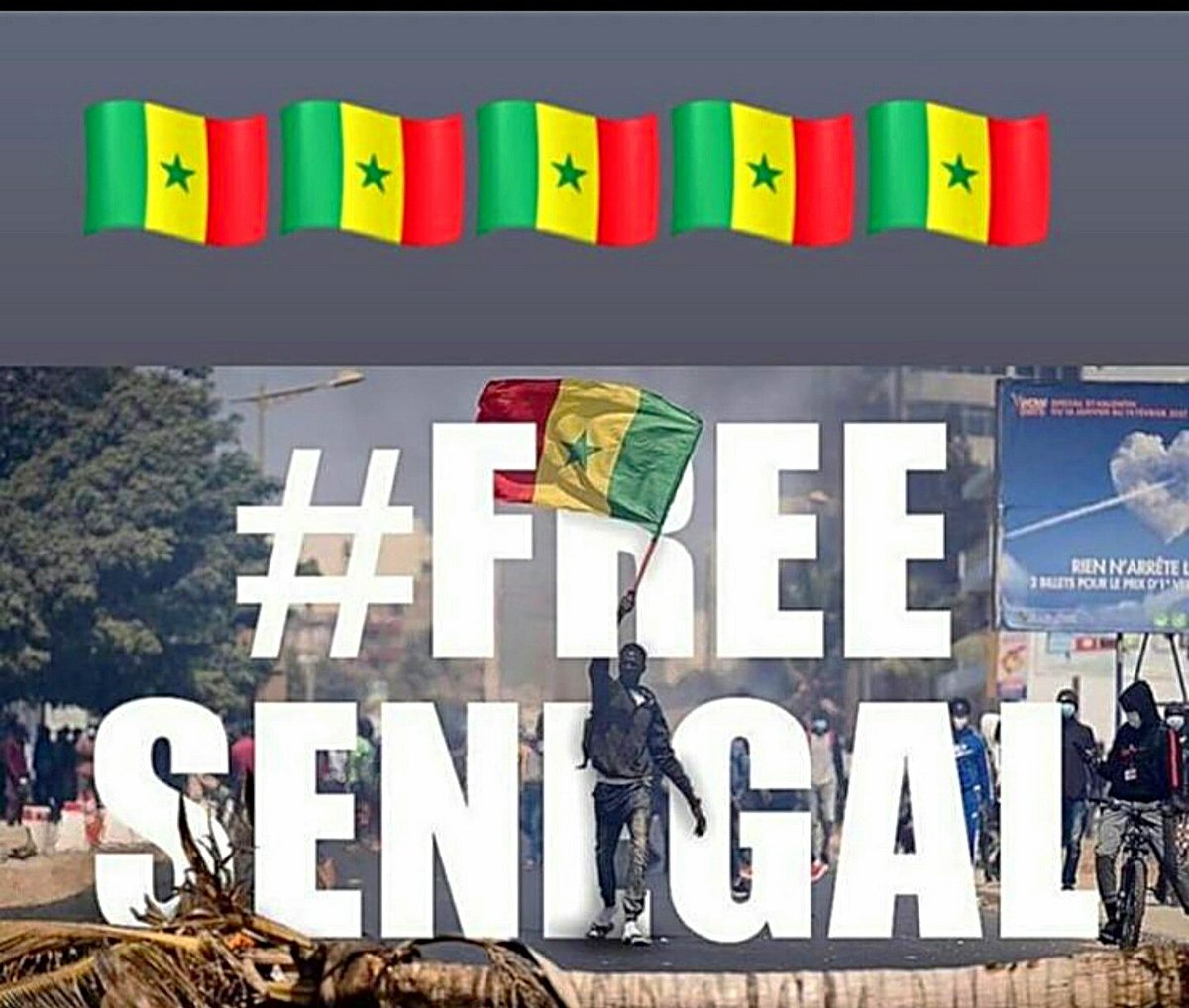 abdou_guite's tweet photo. Moi Abdou Guitté Seck, en tant qu'artiste et citoyen, je ne peux me taire lorsque mon pays est aussi ébranlé.
Ma prière est que le calme revienne et que nous puissions tous oeuvrer pour l'intérêt commun.
#FreeSenegal https://t.co/lQks5ntK8g