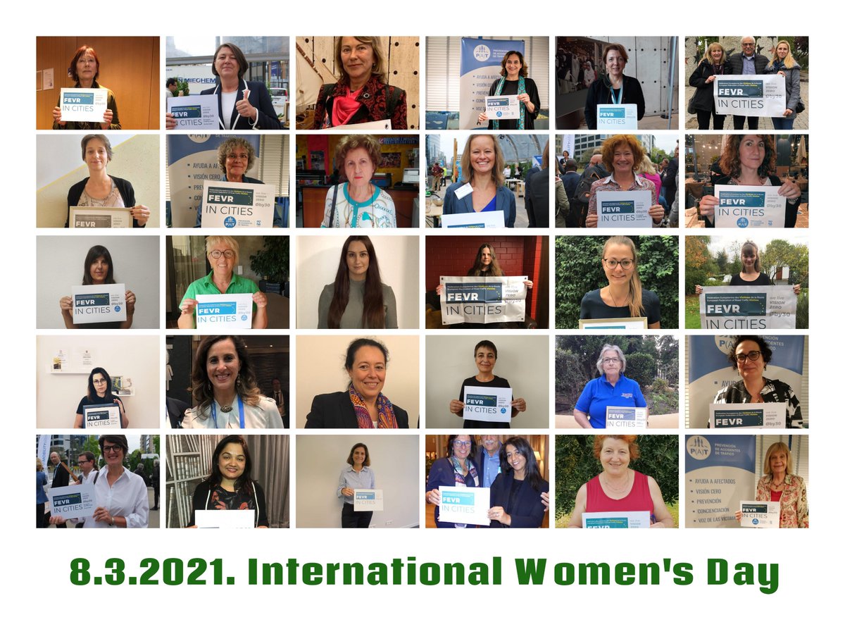 FEVRorg's tweet photo. 8.3.2021 #IWD2021 women as leader #roadsafety & #roadvictims advocacy, thx 🙌
👉 a selection of 30 great women 4 #0by30 #VisionZeroInCities by 2030 https://t.co/iXi2nw0VVy