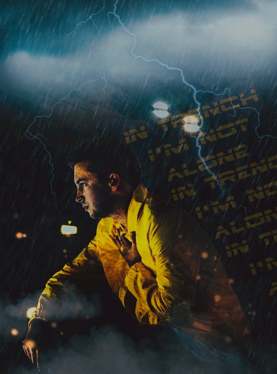 FairlyLcal2's tweet photo. In trench I'm not alone  

.
.
.
.
.

#twentyonepilots #trench #tylerjoseph #joshdun #clique #cliqueart #skeletonclique #leavethecity #chlorine #myblood #thehype #bandito #banditotour #pilots #rain #dema #nico https://t.co/HOB4WMlQpE