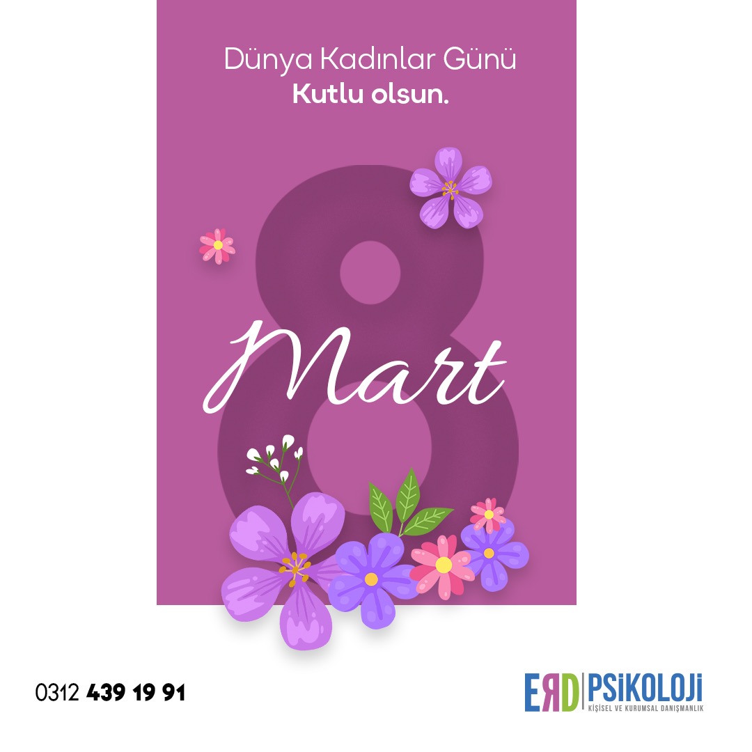 Emekleriyle, mücadeleleriyle Dünya'yı güzelleştiren kadınların, Kadınlar Günü kutlu olsun.

#erdpsikoloji #kadınlargünü #8mart #dünyakadınlargünü