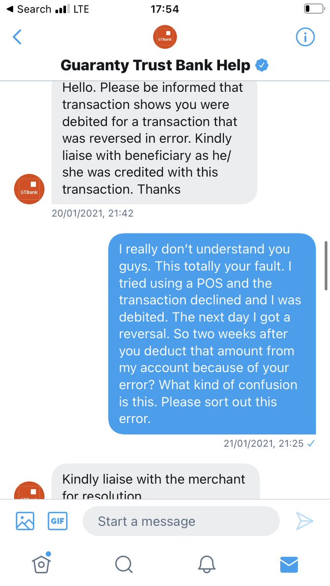 IdaraJohnson6's tweet photo. Was reversed in error. Can you beat that. So I’m supposed to suffer for your mistake? You expect me to go and ask the POS vendor for my money after two weeks? @cenbank @fccpcnigeria https://t.co/RhoUPXPmC8