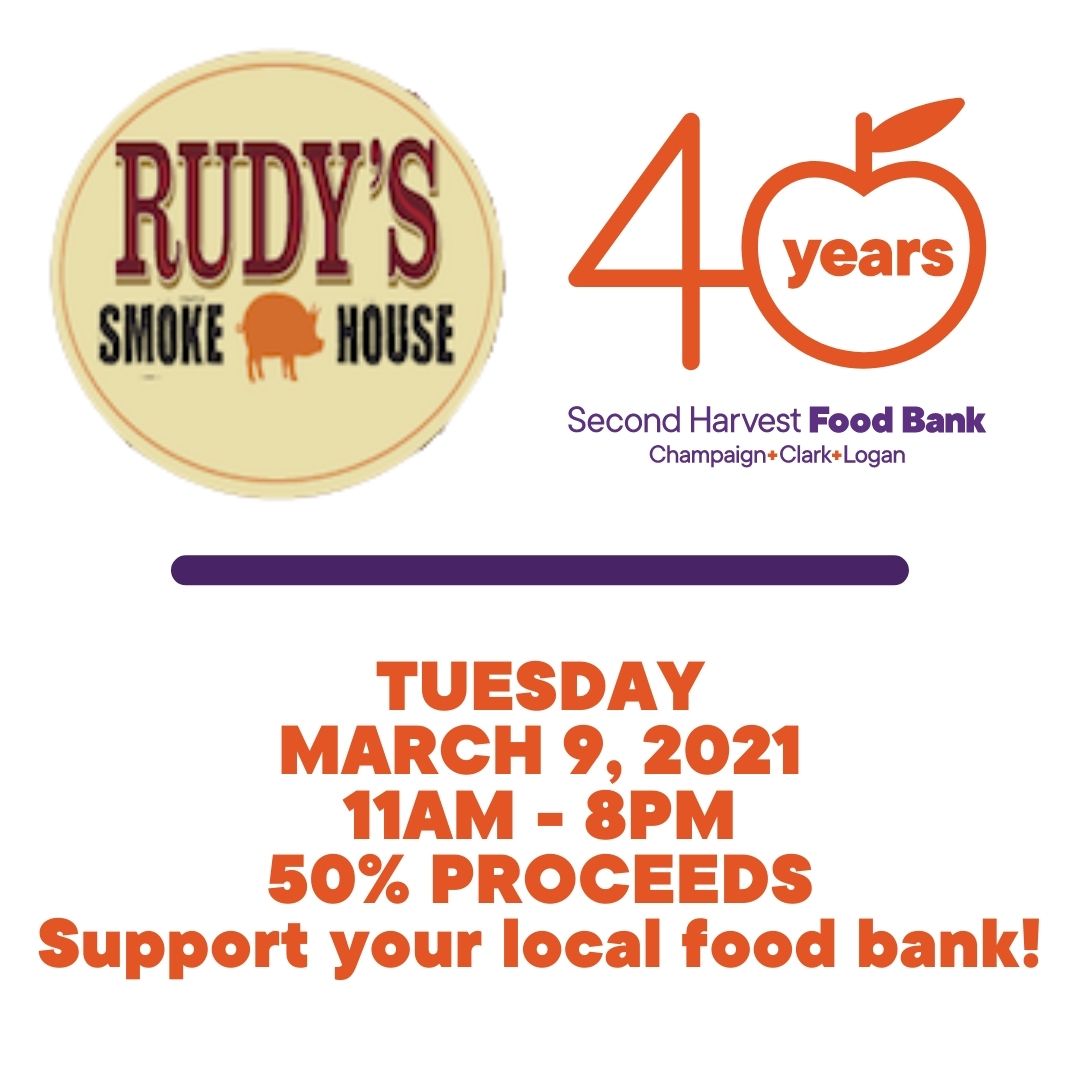 Mention or show this flyer when checking out on Tuesday, March 9th when you eat at Rudy's Smokehouse! We are so excited to have your support with this fundraiser! See you there!