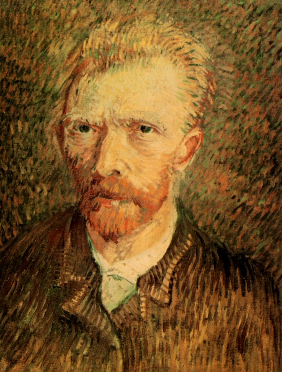 Self-Portrait, 1888 #vincentvangogh #vangogh