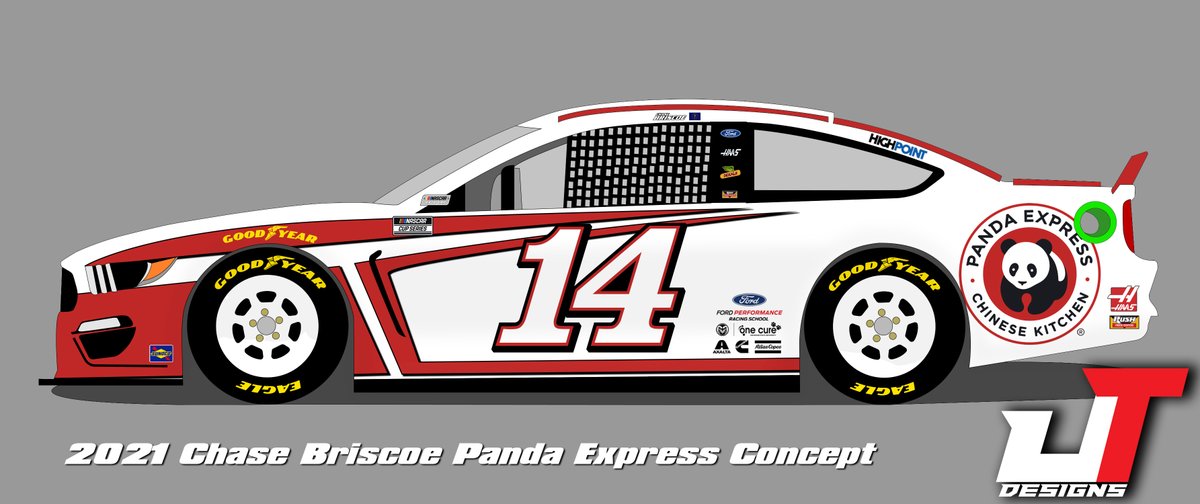 JoeTowDesigns's tweet photo. Chase Briscoe Panda Express Concept

Am I late to the party, a little, but I still think this looks decent enough to share

#NASCAR #Racing #Briscoe #PandaExpress #Mustang https://t.co/oc1YpiOHuE
