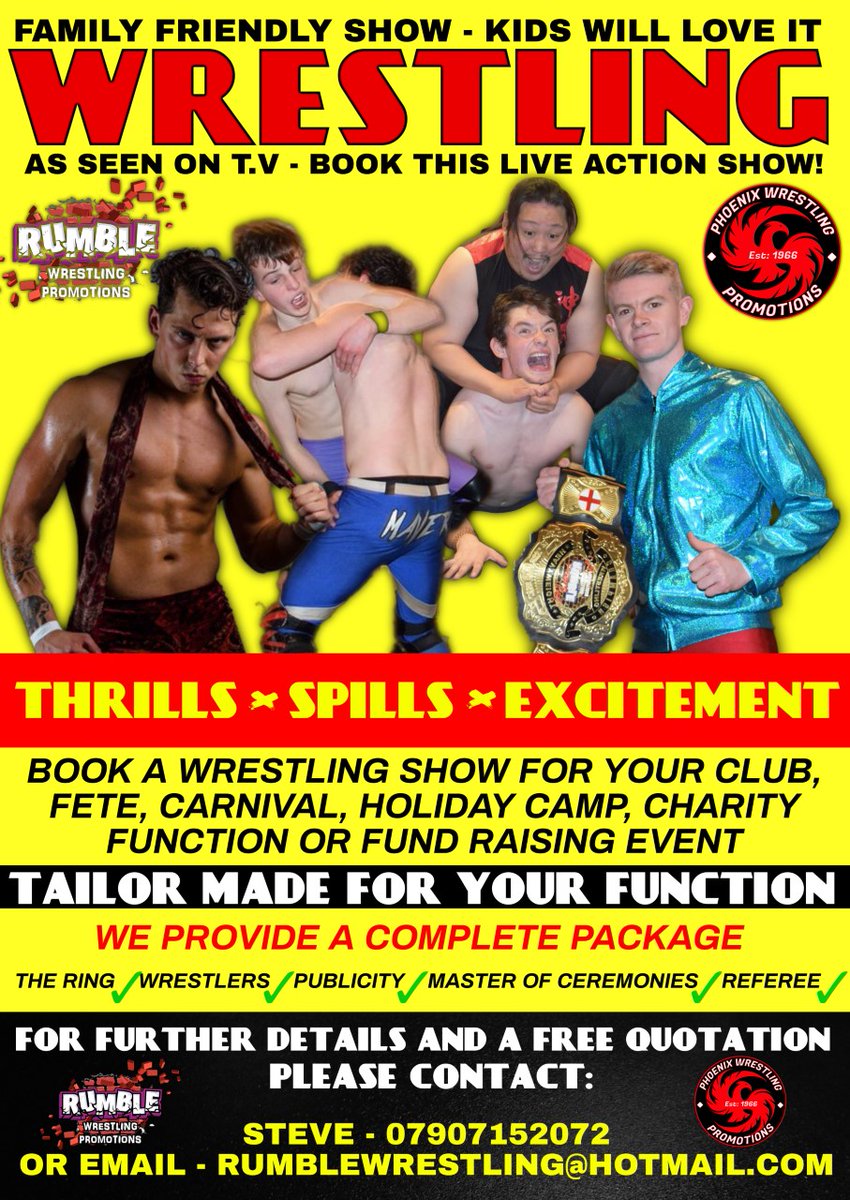 Rumble Wrestling Promotions tweet media