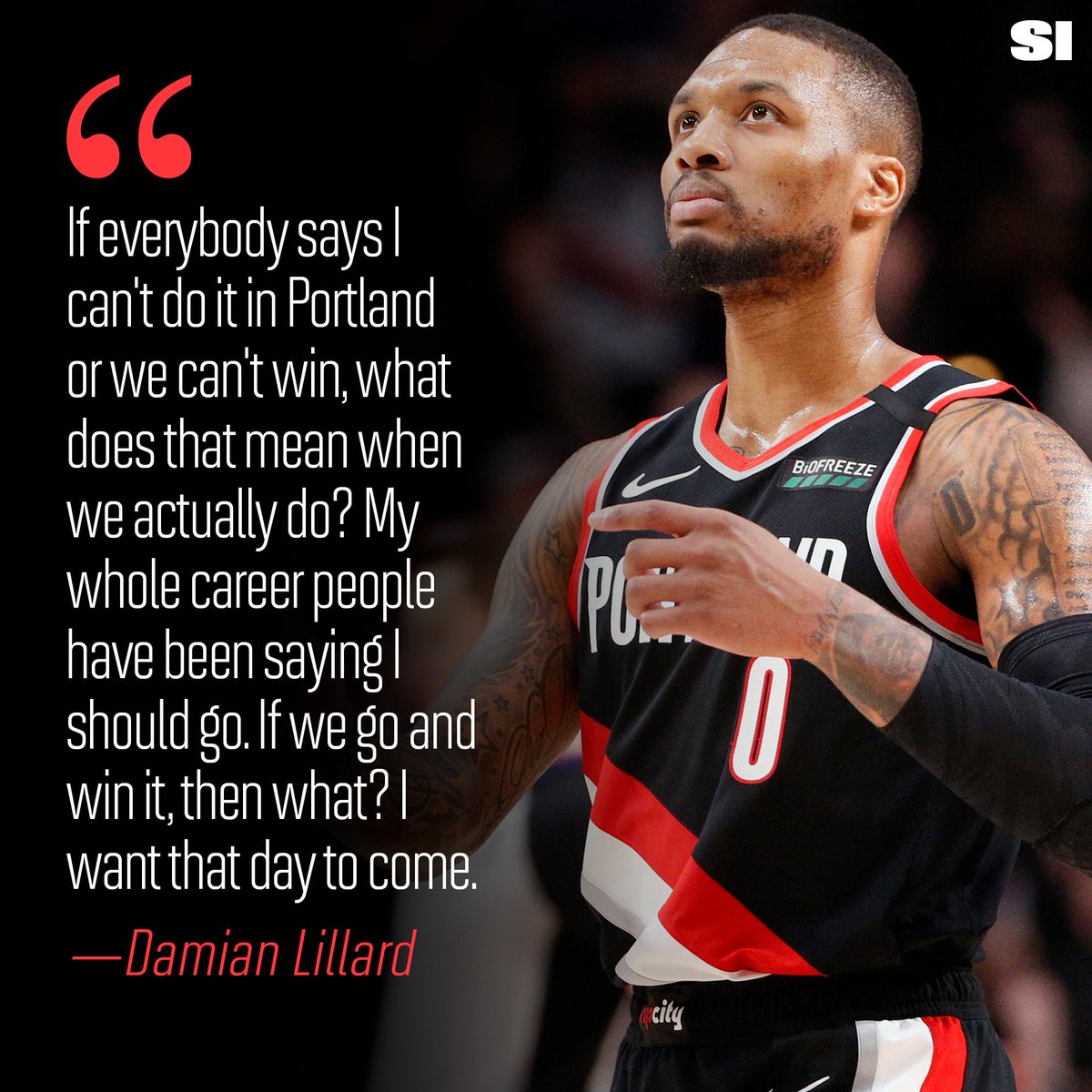 Dame is a real one 👏