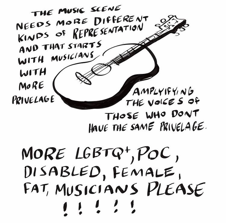 fanclubwallet's tweet photo. Posting an excerpt of this comic I made as @Hannahisntdead bc I’m rlly feeling it today. I’m having an incredibly hard time seeing videos of myself, and desperately trying to find other indie musicians I feel like I can relate to. https://t.co/YSc0XoIm5a