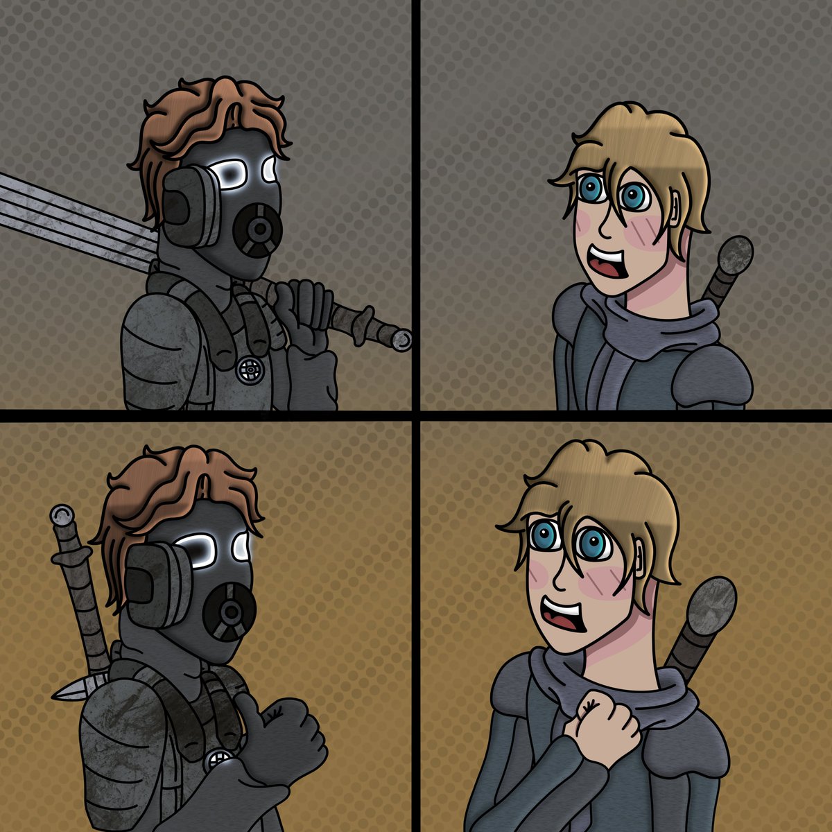 ArtMeExpress's tweet photo. The Masked Marcher Comic

#webcomic #comic #originalcomic #originalwebcomic #occomic #ocwebcomic #oc #originalcharacter #charaterdesign #storyart #art #illustration #digitalart #drawing #sketch #artist #artwork #artistsoninstagram #draw #procreate #cartoon https://t.co/CmNEeTfSp4