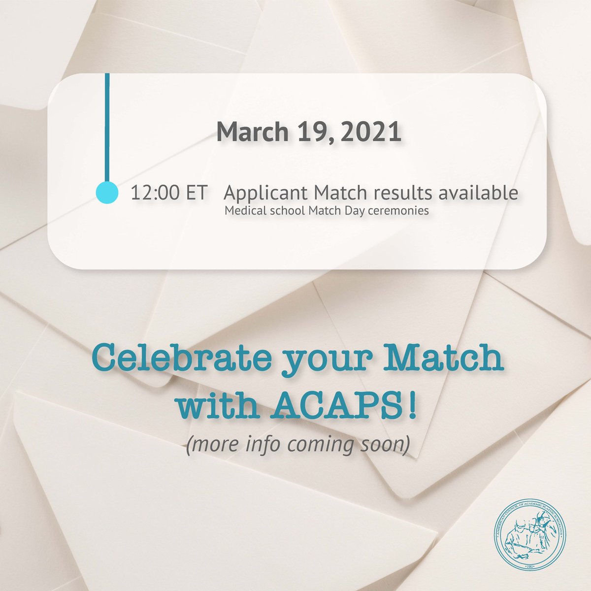 American Council of Educators in Plastic Surgery (@acepsedu) on Twitter photo Counting down to Match Day 2021! 🎊✉️ Tune in this Monday, March 8th, at 4:30 pm PST / 7:30 pm ET for an IG Live (@acapsedu) on how to navigate the Match vs. SOAP process with <a href="/DrJulieEPark/">Julie E. Park</a> and <a href="/morganmartinmd/">Morgan S. Martin, MD</a>
#plasticsurgeryresident #plasticsurgeryeducation #matchday2021 #nrmp Counting down to Match Day 2021! 🎊✉️ Tune in this Monday, March 8th, at 4:30 pm PST / 7:30 pm ET for an IG Live (@acapsedu) on how to navigate the Match vs. SOAP process with <a href="/DrJulieEPark/">Julie E. Park</a> and <a href="/morganmartinmd/">Morgan S. Martin, MD</a>
#plasticsurgeryresident #plasticsurgeryeducation #matchday2021 #nrmp