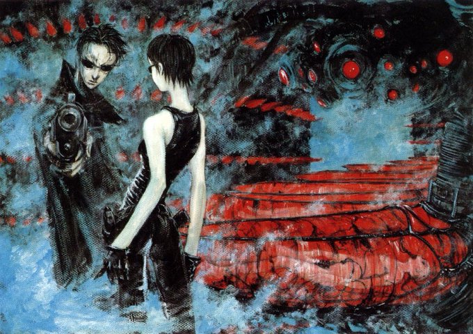 The Matrix by Tsutomu Nihei (弐瓶 勉) for a movie magazine (199